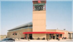 Duty Free building at the Peace Bridge plaza